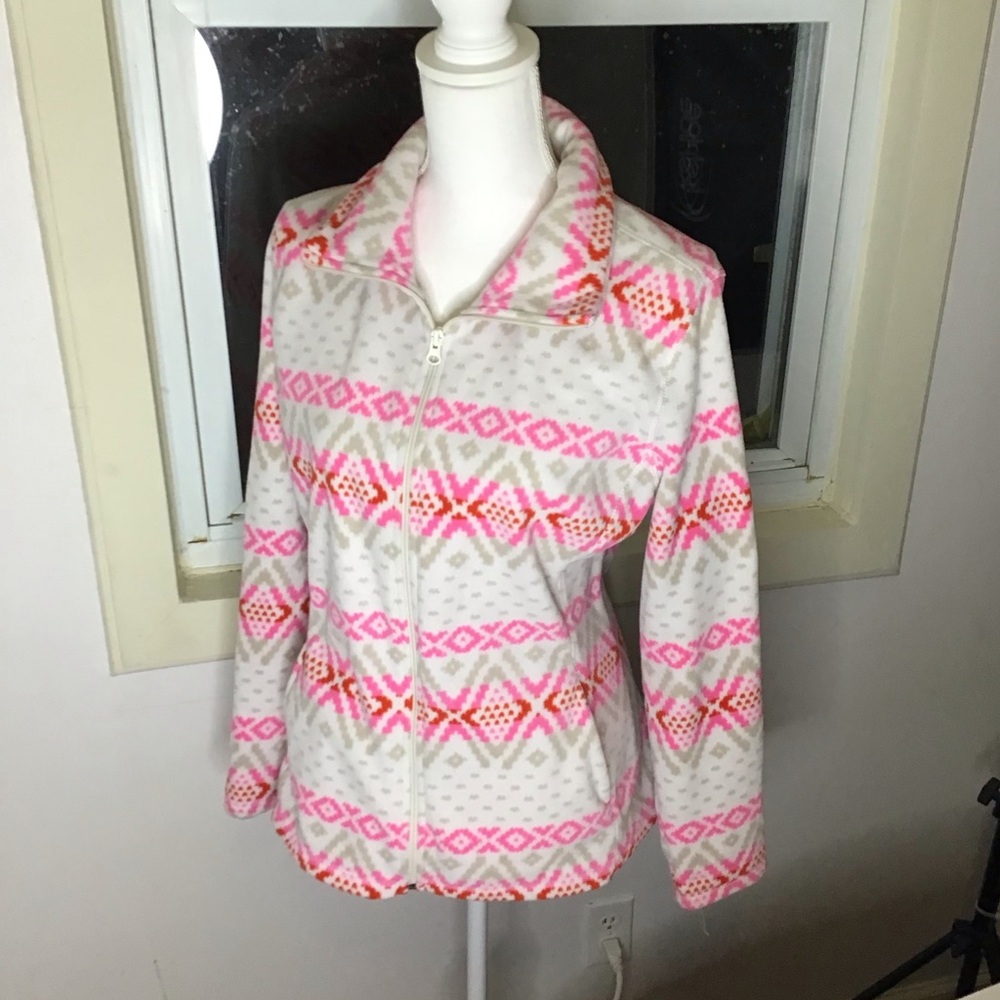 Old Navy Fleece Nordic Pattern Jacket MD